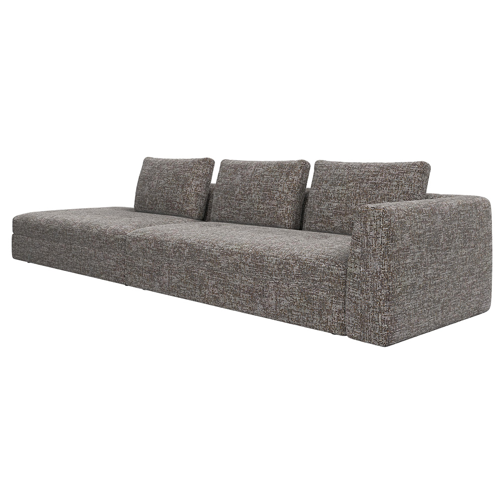 BoConcept Bergamo Sofa, Tuscany Fabric 3202 Brown | Vepsäläinen