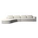 Bergamo Chaise Sofa, W 410 cm