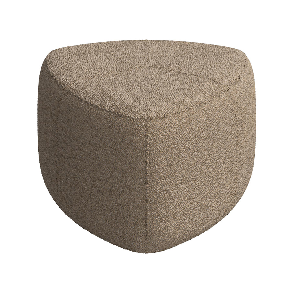 BoConcept Bermuda Footstool, Lazio Fabric 3096 Brown | Vepsäläinen