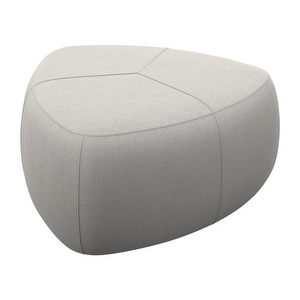 Bermuda Footstool, Lazio Fabric 3090 White, W 96 cm