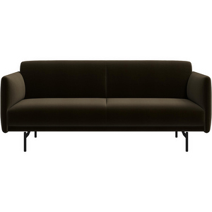 Berne-sohva, Velvet-kangas ruskea