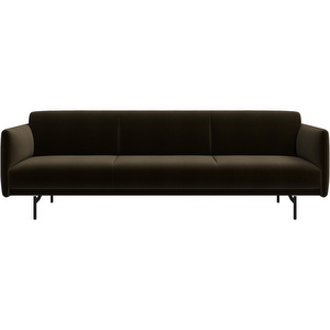 Berne-sohva, Velvet-kangas ruskea