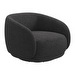 Bolzano Armchair, Lazio Fabric 3097 Grey, Swivel Function