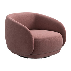 Bolzano Armchair, Ravello Fabric 3224 Dusty Rose, Swivel Function