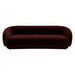 Bolzano Sofa, Velvet Fabric 3133 Broken Red, W 210 cm