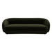 Bolzano Sofa, Velvet Fabric 3134 Olive Green, W 210 cm