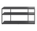 Bordeaux Console Table, Grey / Matt Black