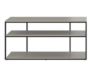 Bordeaux Console Table, Light Grey / Matt Black