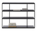 Bordeaux Shelf, Grey / Black, 125 x 32 cm