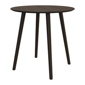 Bornholm Dining Table, Dark Oak, ⌀ 80 cm