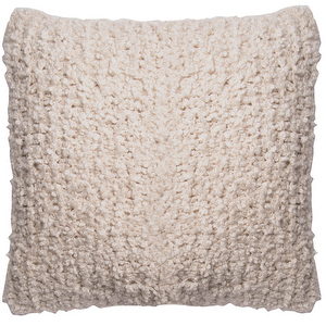 Boucle Heavy Cushion, Cream, 58 x 58 cm