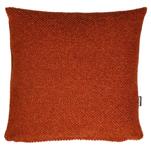 Bouclé Single Cushion, Pumpkin Spice, 43 x 43 cm