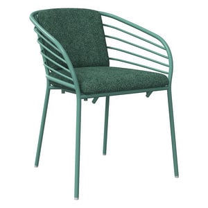 Cancun-tuoli käsinojilla, vihreä