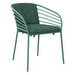 Cancun Chair with Armrests, Green