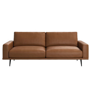 Carlton-nahkasohva, Nordic Grain -nahka 5134 ruskea, L 205 cm Carlton-nahkasohva, Nordic Grain -nahka 5134 ruskea, L 205 cm