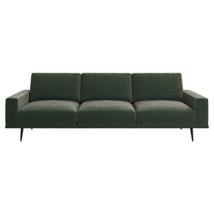 Carlton-sohva, Ravello-kangas 3223 murrettu vihreä, L 240 cm