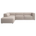 Carmo Corner Sofa, Capri Fabric 3230 Beige, W 286 cm
