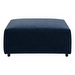 Carmo Footstool, Ravello Fabric 3225 Dark Blue, 92 x 92 cm