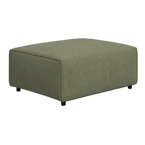 Carmo Footstool, Skagen Fabric 3165 Green, 74 x 94 cm