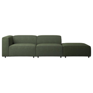 Carmo Sofa, Lazio Fabric 3094 Green, W 293 cm