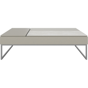 Chiva Coffee Table, Light Grey / Ceramic, H 43 cm