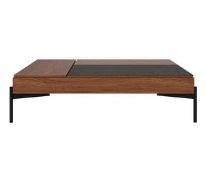 Chiva Coffee Table, Walnut / Ceramic, H 43 cm