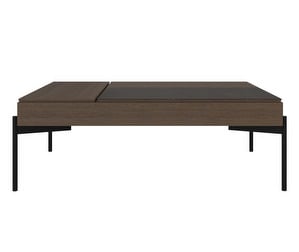 Chiva-sohvapöytä, tumma tammi/keramiikka, K 53 cm