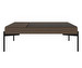 Chiva Coffee Table, Dark Oak / Ceramic, H 53 cm