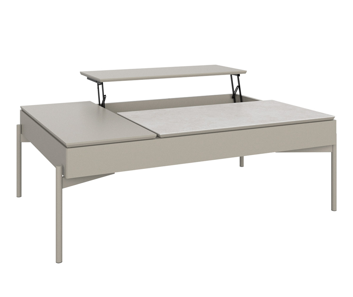 BoConcept Chiva Coffee Table, Light Grey / Ceramic | Vepsäläinen