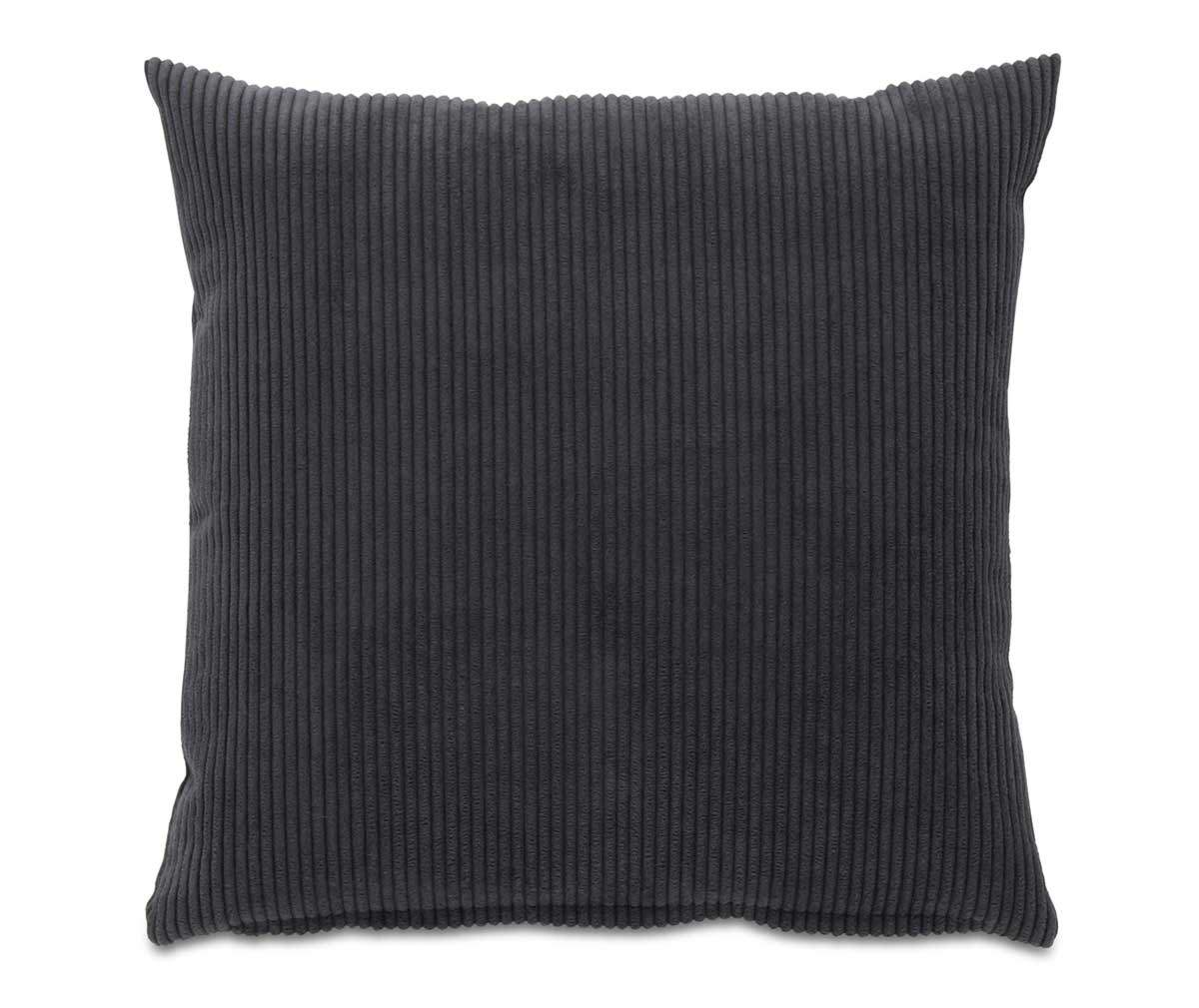 BoConcept Cord Cushion Charcoal Grey, 43 x 43 cm