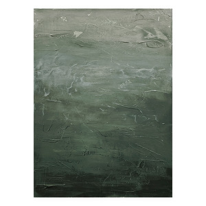 Deep Green Painting, Green, 88 x 118 cm