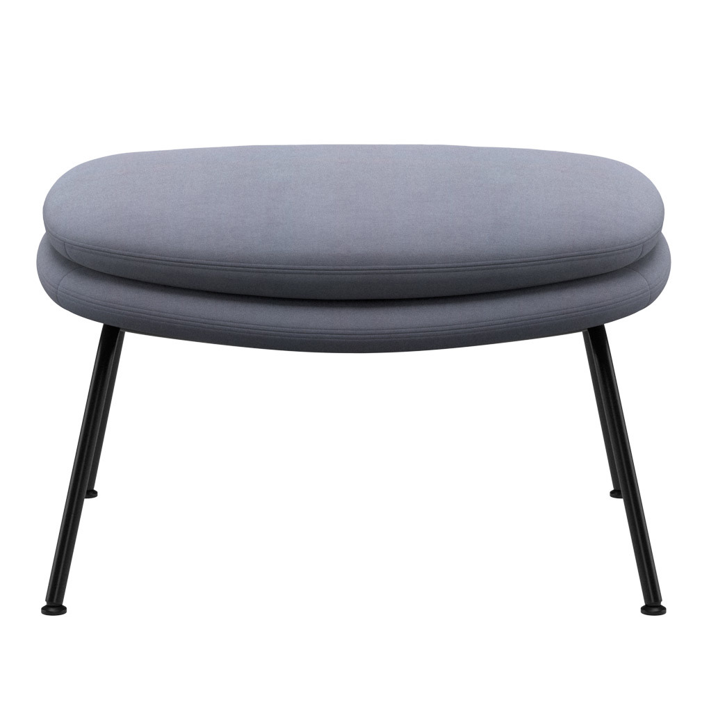 BoConcept Dublin Footstool, Frisco Fabric 2056 Blue Vepsäläinen