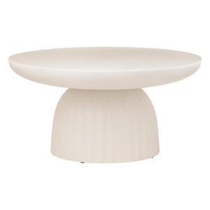 Expose Coffee Table, Ivory Concrete, ⌀ 80 cm