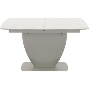 Florentina Extendable Dining Table, Ash Grey Ceramic, 99 x 190 cm