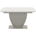 Florentina Extendable Dining Table, Ash Grey Ceramic, 99 x 190 cm