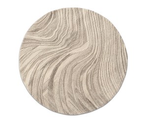 Furrow Rug, Grey, ⌀ 250 cm