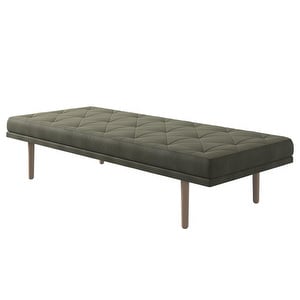 Fusion-daybed, York-nahka 5121 oliivinvihreä