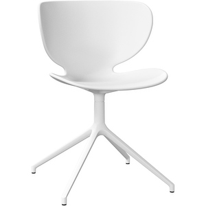 Hamilton Chair, White Plastic
