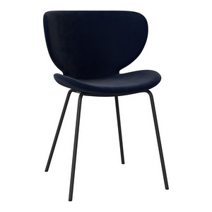 Hamilton Chair, Velvet Fabric 3031 Blue