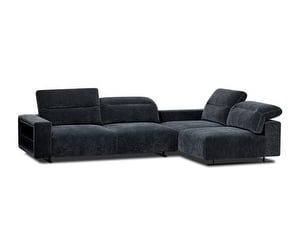 Hampton Chaise Sofa, Napoli Fabric 2255 Grey