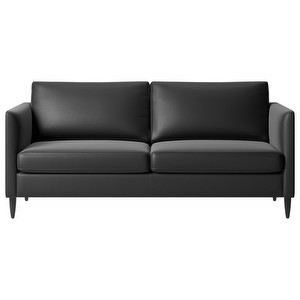 Indivi-sohva, Estoril-nahka musta 0950, L 175 cm