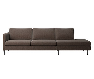 Indivi-sohva, Napoli-kangas 2251 ruskea, L 279 cm