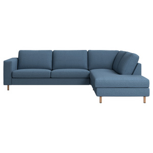 Indivi Corner Sofa, Capri Fabric 3233 Blue, W 271 cm