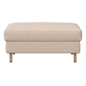 Indivi Footstool, Lazio Fabric 3091 Beige, 66 x 96 cm