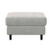 Indivi Footstool, Ravello Fabric 3222 Grey, 55 x 66 cm
