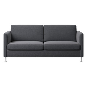 Indivi-sohva, Leeds-kangas 3023 tummanharmaa, L 175 cm