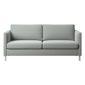 Indivi-sohva, Leeds-kangas 3021 vaaleanharmaa, L 175 cm