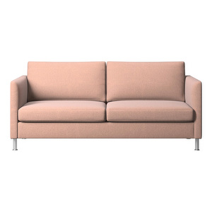 Indivi-sohva, Leeds-kangas 3024 vaaleanpunainen, L 175 cm