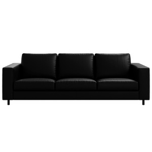 Indivi-nahkasohva, Nordic Grain -nahka 5130 musta, L 231 cm Indivi-nahkasohva, Nordic Grain -nahka 5130 musta, L 231 cm