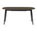 Kingston Extendable Dining Table, Dark Oak, 100 x 160/230 cm